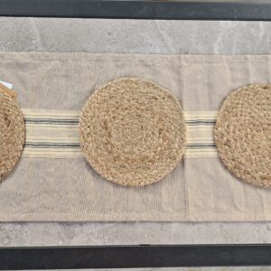 Jute Trivet 6 inch in Diameter- Set of 3